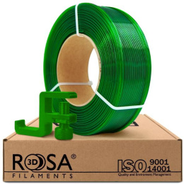 ROSA 3D Filaments PCTG Refill 1,75mm 1kg Zielony Transparentny Green Transparent