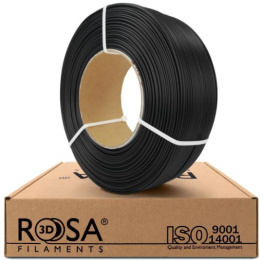 ROSA 3D Filaments PLA Refill CarbonLook 1,75mm 1kg Czarny Black