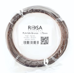 ROSA 3D Filaments PLA Silk 1,75mm 100g Brązowy Bronze
