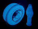 Filament Devil Design 1,75 mm PLA Świecący w ciemności niebieski Glow in the dark blue
