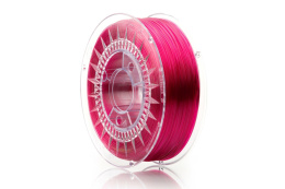 Print-Me Filament Swift PETG Różowy Transparentny 250g Raspberry Pink Transparent