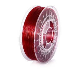 ROSA 3D Filaments PETG 1,75mm 800g Ciemnoczerwony Transparentny