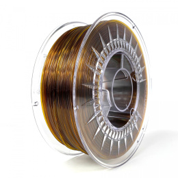 Filament Devil Design 1,75 mm PETG Bursztynowy transparentny Amber Transparent