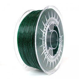 Filament Devil Design PETG Zielony Brokatowy Galaxy Green