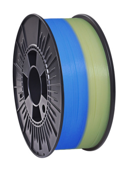 Nebula Filament LINE SFX PLA 1,75mm Świecący Niebieski Glowing Blue Zwój 100g
