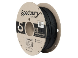 Spectrum Filaments GreenyHT PLA HT+ 1,75mm 1kg Czarny Traffic Black