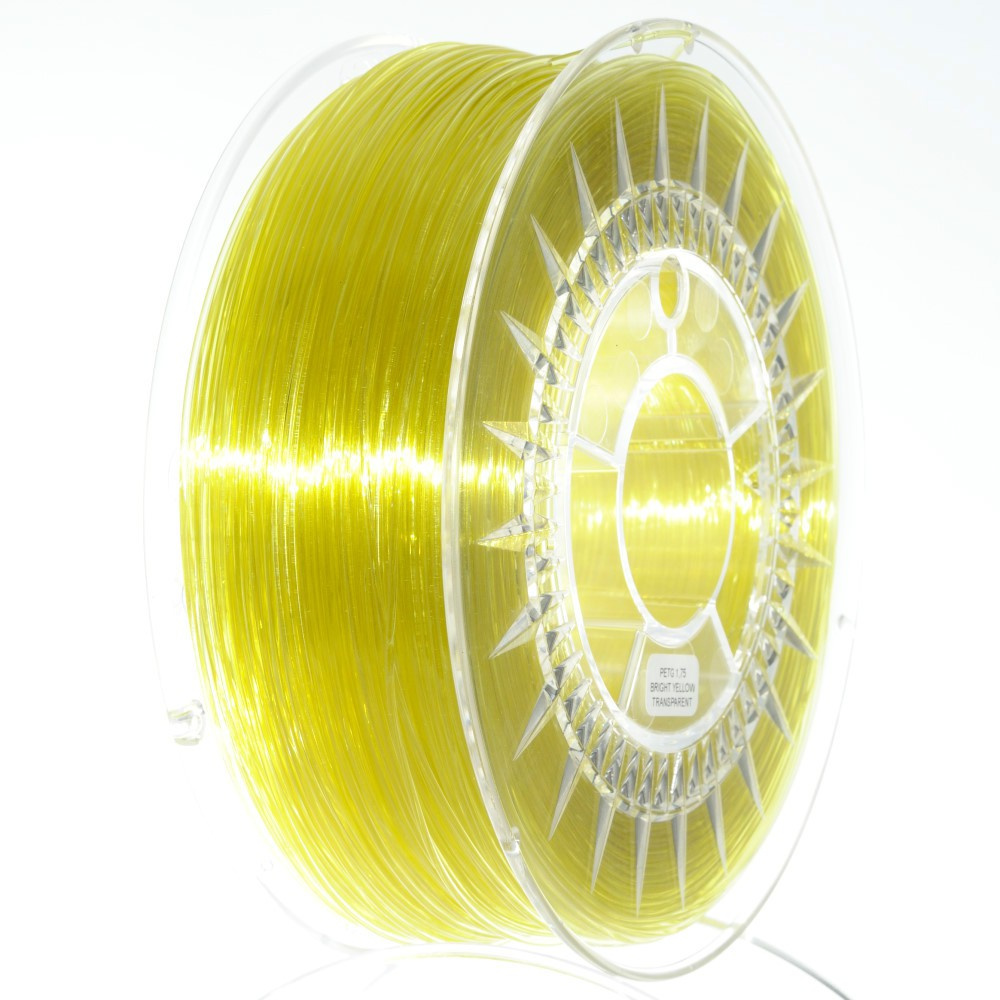 Filament Devil Design 1,75 mm PETG Jasnożółty transparentny