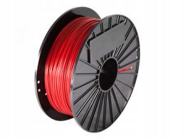 F3D Filament PETG 0,5kg 1,75mm Czerwony Red