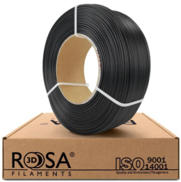 ROSA 3D Filaments PETG Refill CarbonLook 1,75mm 1kg Czarny Black