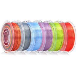 ROSA 3D Filaments PLA Silk 1,75mm Zestaw 6x350g Multikolor