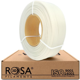 ROSA 3D Filaments PLA Starter Refill 1,75mm 1kg Biały Satynowy White Pearl Satin