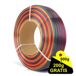 ROSA 3D Filaments PLA Refill 1,75mm 1kg Rainbow Silk Tropical