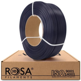 ROSA 3D Filaments PLA Starter Refill 1,75mm 1kg Niebieski Transparentny Navy Blue Transparent