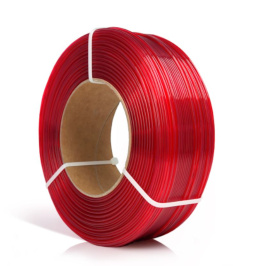 ROSA 3D Filaments Refill PETG 1,75mm 1kg Czerwony Transparentny Red Wine Transparent