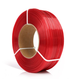 ROSA 3D Filaments Refill PETG 1,75mm 1kg Czerwony Transparentny Red Transparent