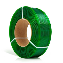ROSA 3D Filaments Refill PETG 1,75mm 1kg Zielony Transparentny Pure Green Transparent