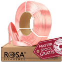ROSA 3D Filaments Refill PLA Silk 1,75mm 1kg Różowy Rose Gold