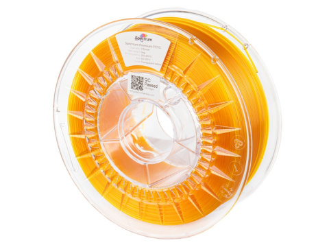 Spectrum Filaments PCTG 1,75mm 1kg Transparentny Żółty Transparent Yellow