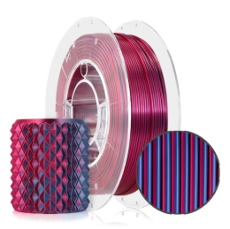ROSA 3D Filaments PLA Magic Silk 1,75mm 300g Niebieski Purpurowy Midnight City