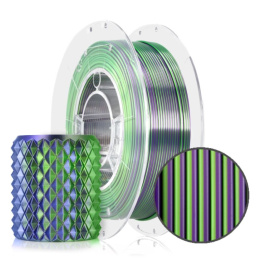 ROSA 3D Filaments PLA Magic Silk 1,75mm 300g Fioletowo Zielony Goblin