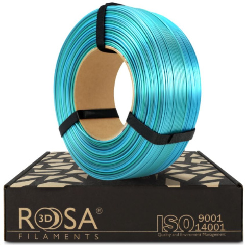 ROSA 3D Filaments PLA Refill 1,75mm 1kg Rainbow Silk Ocean