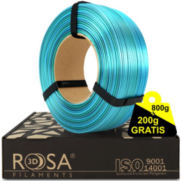 ROSA 3D Filaments PLA Refill 1,75mm 1kg Rainbow Silk Ocean