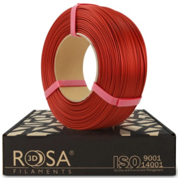 ROSA 3D Filaments PLA Starter Refill 1,75mm 1kg Czerwony Satynowy Jasper Red Satin