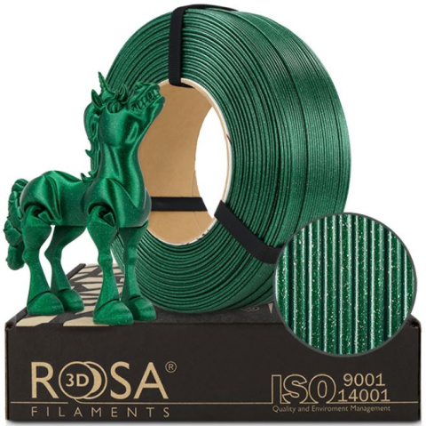 ROSA 3D Filaments Refill PLA Galaxy 1,75mm 1kg Emerald Green