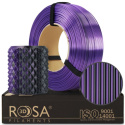ROSA 3D Filaments Refill PLA Magic Silk 1,75mm 1kg Czarno Fioletowy Mistic Violet