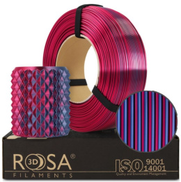 ROSA 3D Filaments Refill PLA Magic Silk 1,75mm 1kg Niebieski Purpurowy Midnight City