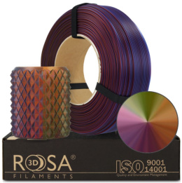 ROSA 3D Filaments Refill PLA Magic Silk 1,75mm 1kg Wielokolorowy Vintage Glass