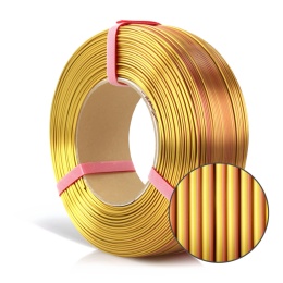 ROSA 3D Filaments Refill PLA Magic Silk 1,75mm 1kg Złoto Miedziany Gold-Copper