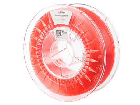 Spectrum Filaments PLA Crystal 1,75 mm 1kg Czerwony Raspberry Red