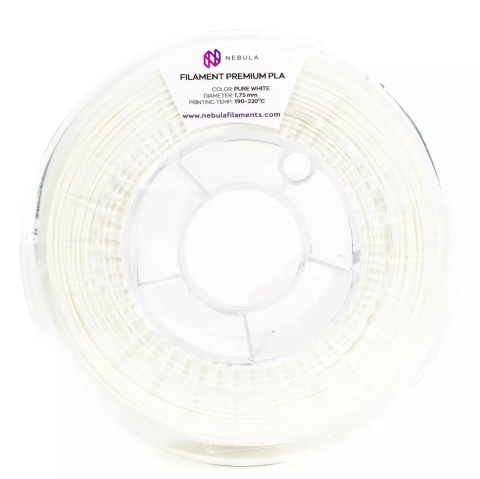 Nebula Filament PLA Premium 1,75mm 0,5kg Biały Pure White