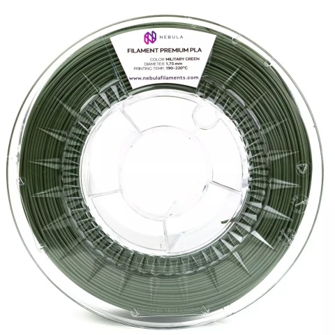 Nebula Filament PLA Premium 1,75mm 0,5kg Zielony Military Green