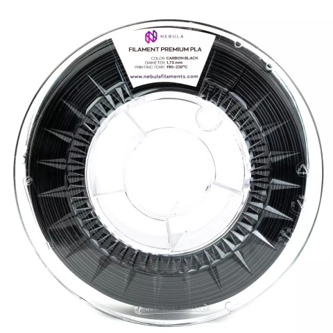 Nebula Filament PLA Premium 1,75mm 1kg Czarny Carbon Black