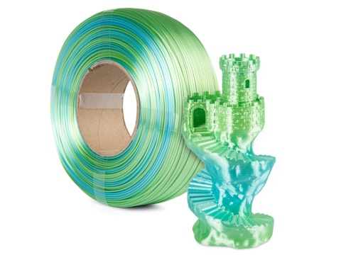 Spectrum Filaments PLA SILK Rainbow 1kg 1,75mm Ocean Melange