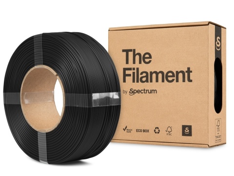 The Filament by Spectrum Refill PLA Matte 1,75 mm 1kg Czarny Stealh Black
