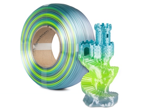 Spectrum FilamentsReFill PLA SILK Rainbow 1kg 1,75mm Frost Gloss