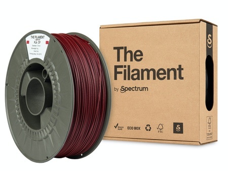 The Filament by Spectrum PLA+CF 1kg 1.75mm Red