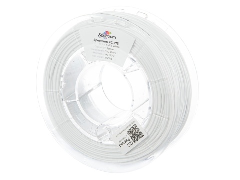Filament Spectrum PC 275 1.75mm 0,25kg Traffic White