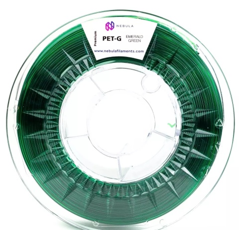 Nebula Filament PETG Premium 1,75mm 1kg Zielony Emerald Green