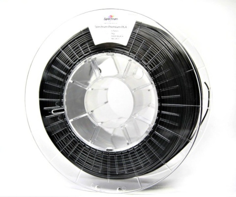Spectrum Filaments PLA 1,75 mm 4,5kg Czarny - Deep Black