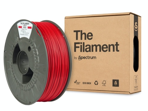 The Filament by Spectrum PETG 1kg 1,75mm Czerwony Technical Red 2 sztuki