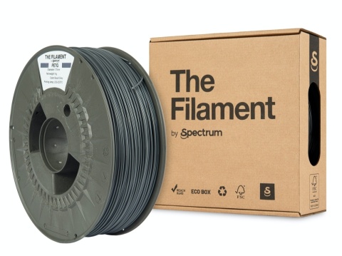The Filament by Spectrum PETG 1kg 1,75mm Szary Basalt Grey 2 sztuki