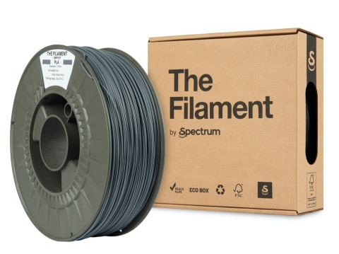 The Filament by Spectrum PLA 1kg 1,75mm Szary Basalt Grey 2 sztuki