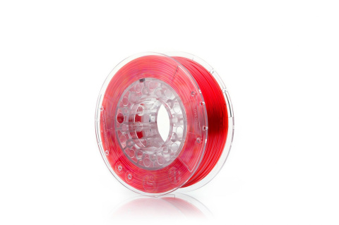 Print-Me Filament Swift PETG Czerwony Transparentny 250 gram