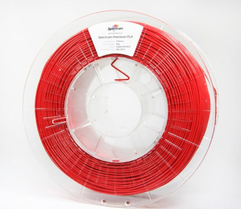 Spectrum Filaments smart ABS 1,75 mm 1 kg Czerwony Dragon Red