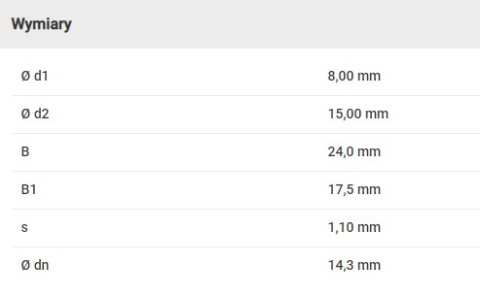 Łożysko liniowe IGUS LM8UU RJ4JP-01-08 Oryginalne! 1 szt