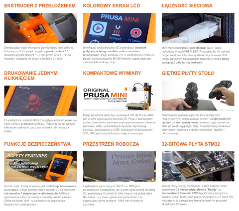 PRINTER PRUSA ORIGINAL MINI+ from Josef Prusa